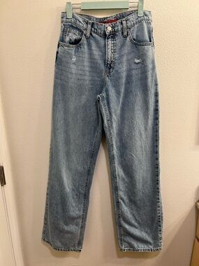 Lucky Brand High Rise Wide Leg Jeans Light Wash Size 6 / 28L
